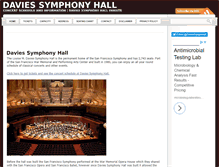 Tablet Screenshot of daviessymphonyhall.org